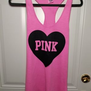 VS Pink Racerback Tank Top